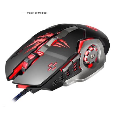 China Ergonomic Chromatic Wired Gaming Mouse Computer Optical Mouse For PC Gamer à venda