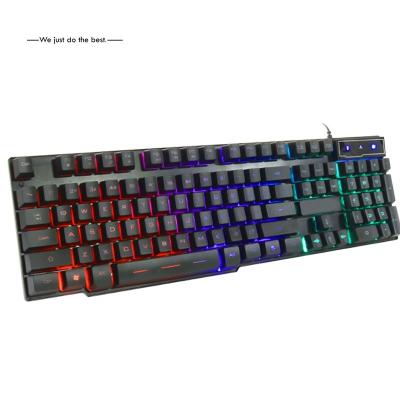 China High Quality Wired Waterproof Gaming Mechanical Keyboard RGB Te koop