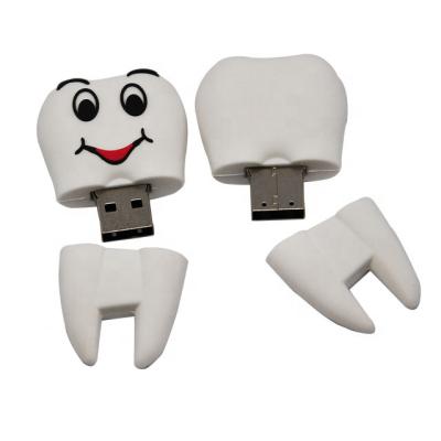 China Custom tooth Shaped Flash Drive Customized USB Flash Disk High Speed cartoon USB Flash Drive 16GB à venda