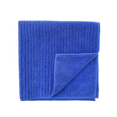 China Sustainable Bearfamily Chain Knitted Cleaning Towel Microfiber Household Absorbent Cleaning Cloth for sale