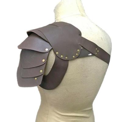 China Medieval Leather Pauldrons - New Europe 2022 Western Style Shoulder Armor for sale