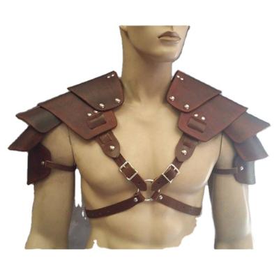 China Medieval Leather Pauldrons - New Europe 2022 Western Style Shoulder Armor for sale