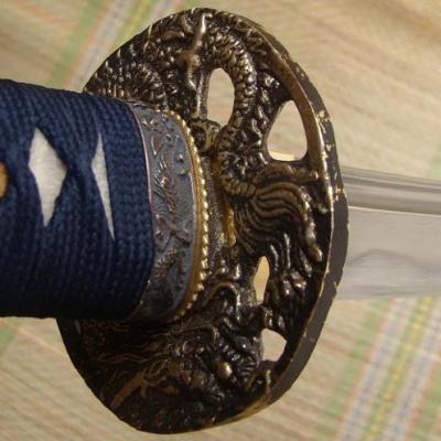 China Fully Handmade Japanese Sword Katan from Japan e with Custom Engraving Drop Shipping for sale