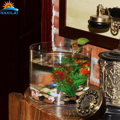 China NAXIALITable Aquarium Viable Fish Tank Fishing Double Acrylic Betta Aquarium Bowl Fighting Fish Mini House Incubator Box F Cup for sale