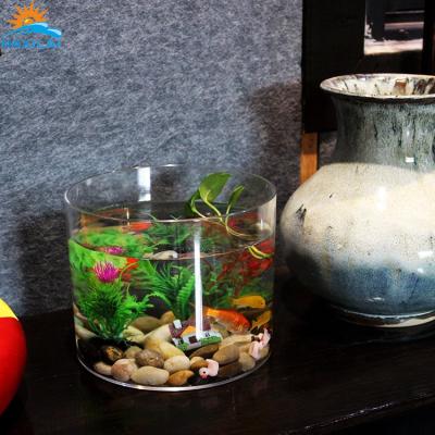 China NAXILAI round round fish tank aquarium viable large circular acrylic aquarium transparent acrylic plexiglass for sale