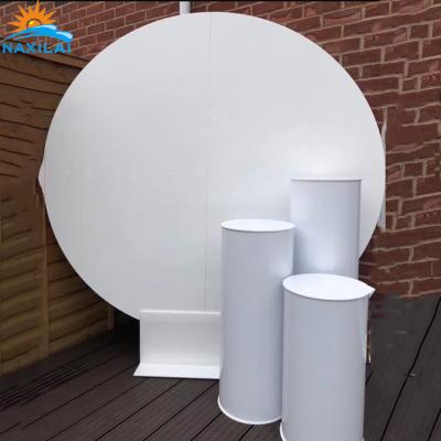 China Easy Assembly NAXILAI Custom Pedestals Round Acrylic Hot Sales Cylinder Display Stands And Acrylic Flower Stand Wedding for sale