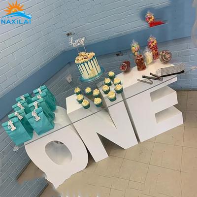 China NAXILAI Easy Assembly Factory Provide Best Stand Cake Table Letter Table For Birthday Party Decorations for sale