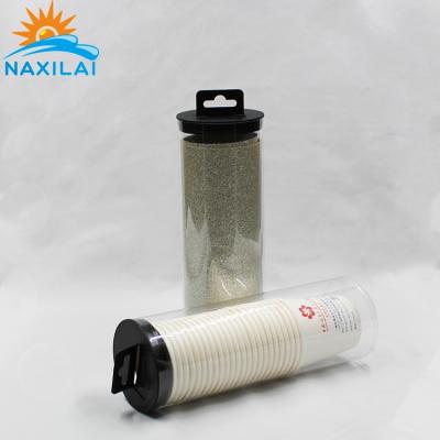 China NAXILAI Colorful Transparent Cylinder Pet Food Grade Packing Clear Plastic Tube for sale