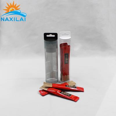 China NAXILAI Clear Plastic Packaging Tube Toothbrush 0.1-1mm Thickness Clear Cylinder Box Durable Plastic Tube Pipe for sale