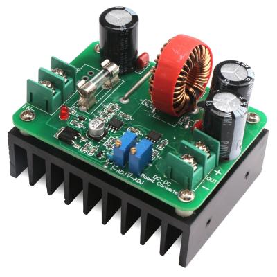 China DC/DC Boost Converter 12-60V To Voltage Regulator 12-80V 600W Auto Boost Power Supply Transformer 85*63*60 for sale