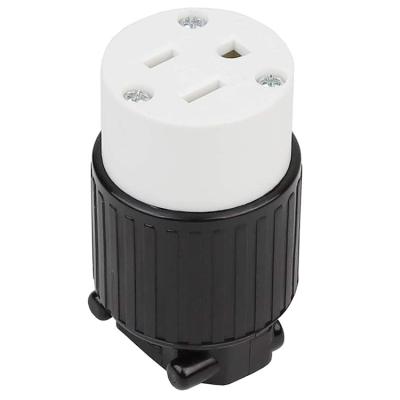 China Commercial NEMA 5-15R / 5-15C Female Receptacle , Straight Blade Household Assembly 15A 125V USA Canada 3Prong AC Plug Cord Easy Outlet for sale