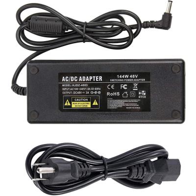 China High Quality PoE Switch Camera LED or PoE Injector CCTV AC 100-240V to DC 48V Desktop Power Supply Adapter 1A 2A 3A 4A 5A 12A for sale