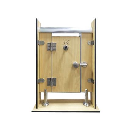 China Waterproof / Wetproof / Fireproof Stainless Steel Legs Toilet Compartment Partition Material Toilet Compartment Partition for sale