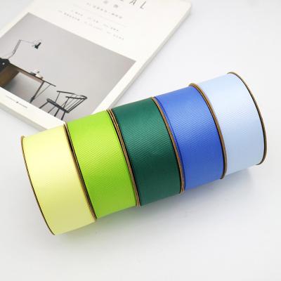 China Cheap Wholesale Bright Wide Color 1.5inch High Tenacity Grosgrain Fancy Ribbon For Gift Wrapping for sale