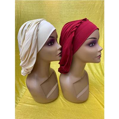 China Wedding fashion headtie women african turban hat for sale