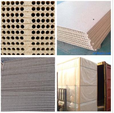 China hollow core particle board,tubular chipboard for door core for sale