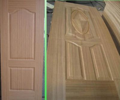 China HDF Molded Door Skin/ Ash Door Skin /Sapele Veneer Door Skin for sale