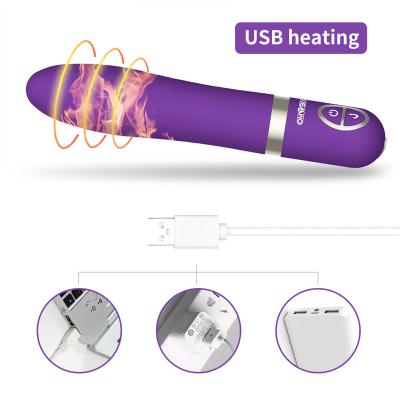 China Sex Life Amazon Heated 10 frequency Vibrator 100% waterproof Woman vibrator for sale