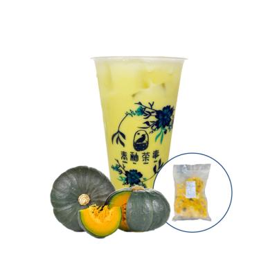 China Franchise Malaysia Bubble Tea Ingredients Suppliers Fresh FROZEN Pumpkin Cubes Carved for sale