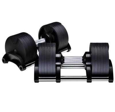 China Universal Free Weight Gym Equipment Quick Adjustable Dumbbell Gym And Home Use Dumbbell Set for sale