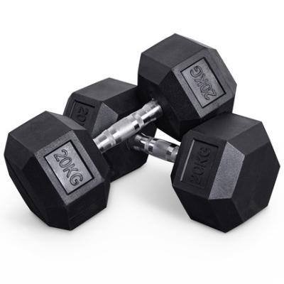 China Universal Environmental Friendly Hex Dumbbell High End Dedicated Gym Dumbbell Unscented Fixed Dumbbell for sale