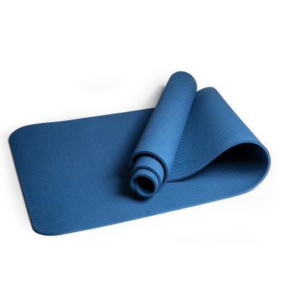 China PU leather + EPE home fitness thickening lengthened two color sports non-slip yoga mat for sale