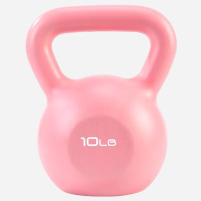 China Tasteless Color Lady Fitness Dumbbell Arm Cement Kettle Bell For Home Gym for sale