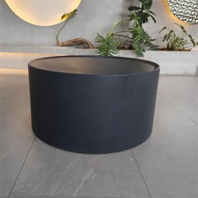 China Custom GRC Concrete Table Furniture For Indoor Outdoor Garden Cement Furniture for sale