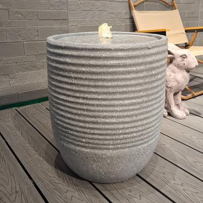 China Tiered Electric Resin Garden Water Fountain For Outdoor Decor for sale