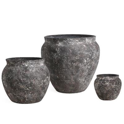 China Modern Lightweight Waterproof GRC Planter Pots UV and Frost Resistant Concrete Planters for Indoor and Outdoor for sale