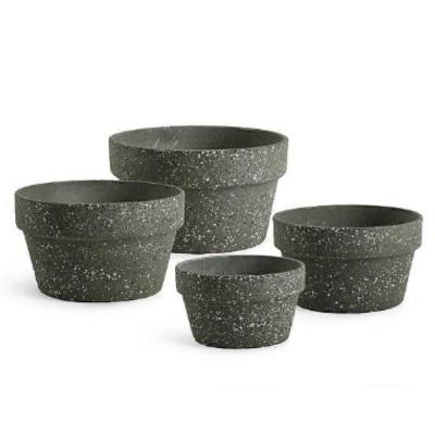 China Stylish Ceramic Planter Pot with Drainage Hole for Indoor and Outdoor Plants for sale