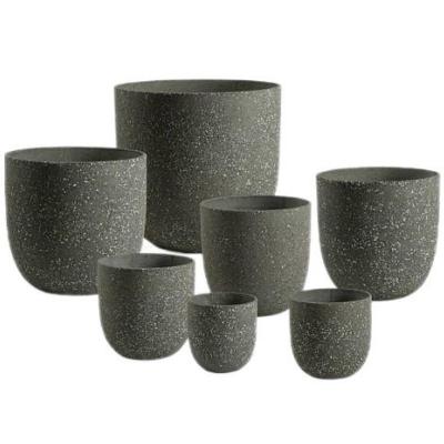 China Stylish Fiber Cement Garden Pots for Flower / Green Plant in Indoor Outdoor Garden for sale