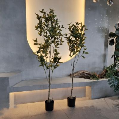 China Lifelike Plastic Faux Plants Artificial Flowers For Indoor Greenery for sale