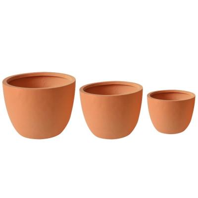 China Versatility Fiber Cement Pot For Flower Planters Pots  Frost Resistant for sale