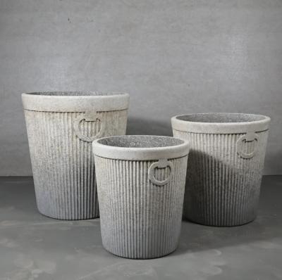 China Flower Planters Pots GRC Planter Pots Ideal for Indoor and Outdoor Gardens for sale