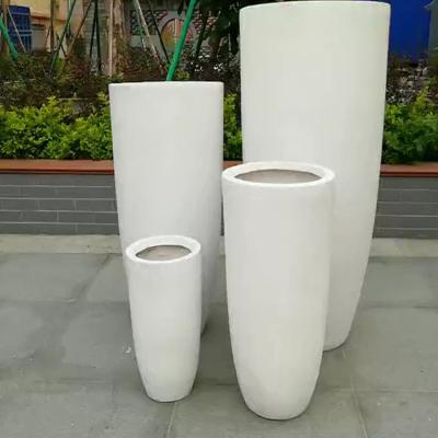 China Indoor Hotel Fiber Clay Planter for sale