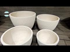 Outdoor Life Time Fiber Clay Planter for Charcoal Oven Camping Burners Heater/Barbecue