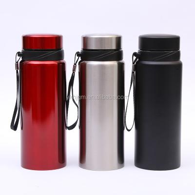 China LOGO customized 304/201 Stainless steel double wall water bottle wholesale outdoor vehicle-mounted insulation travel thermos for sale