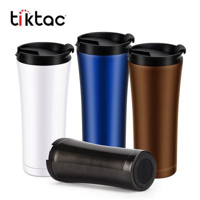 China Hot Sale 500ml Double Wall Insulated Stainless Steel Coffee tea Mug With Logo for sale