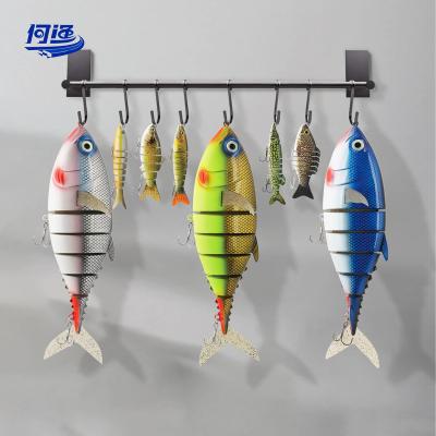 China Carved 3D Grain Multi Jointed 3D Fishing Lure Eyes Carved 3D Grain 15.75in/2.26lb Crankbaits for Bass Trout Lures Fishing Baits Lure for sale