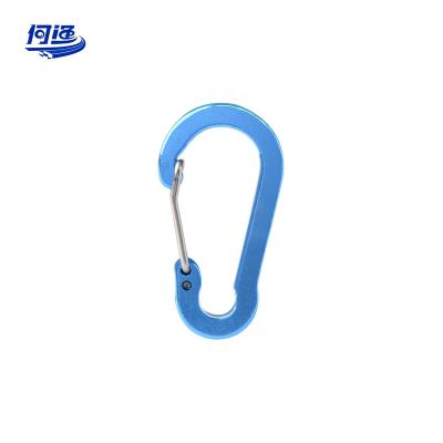 China Walk the Dog/Wammock/Keychain/ Hanging Kettle Heavy Duty Custom Logo Spring Snap Hook Aluminum D Ring 2 inchCarabiner Key Chain Clip Hook For Pants Backpack for sale