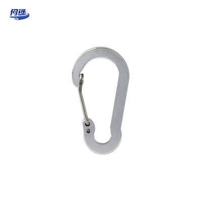 China Walk the Dog/Wammock/Keychain/ Hanging Kettle Heavy Duty Aluminum Carabiner Clips Spring Snap Hook D Shaped Dog Leash Outdoor Carabiner Keychain Custom Logo for sale