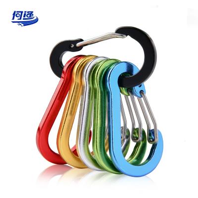 China Walk the Dog/Wammock/Keychain/ Hanging Kettle Lightweight Engraved Laser Printing 2.0in Custom Logo Max Load 88lbs Aluminum Metal Steel Keychain Hook Karabiner CC1 Carabiner for sale