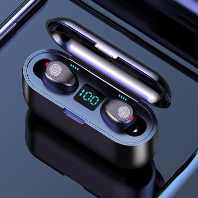 China 2022 Perfect Best Seller F9 Earphone 9d Stereo Led Display Waterproof Noise In Ear Earpiece BT 5.0 Tws F9 Wireless Earbuds for sale