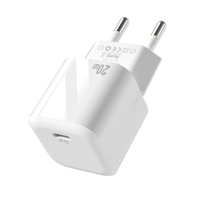 China Convenient 2022 Mini Pd 20w Quick Charge For Iphone 12 Mobile Phone 9v2a Fast Charging Charger Charging for sale