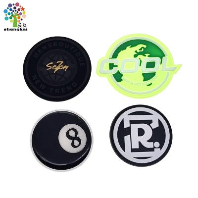 China Washable pvc rubber patch 3d cartoon patches custom rubber logo rubber patch for apparel for sale