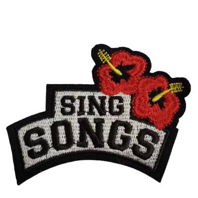 China Good Quality 3D Custom Embroidered Chenille Patch Letter Embroidered Patch for sale