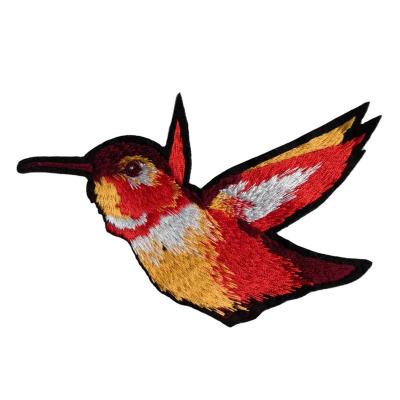 China Wholesale High Quality 3D Bird Embroidered Tiny Embroidered Patches Patch for sale