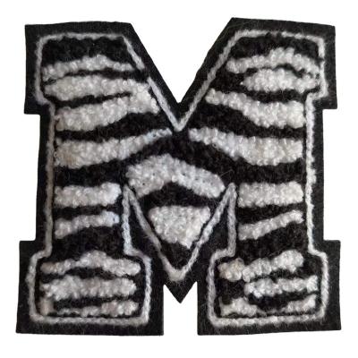 China High Quality 3D Finest Price Custom Embroidered Iron On Patches Fashion Embroidered Letter Patches for sale