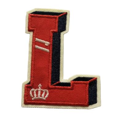 China high quality 3D and good price Fashionable Digital Embroidery Machine Embroidered Logo Patch for sale